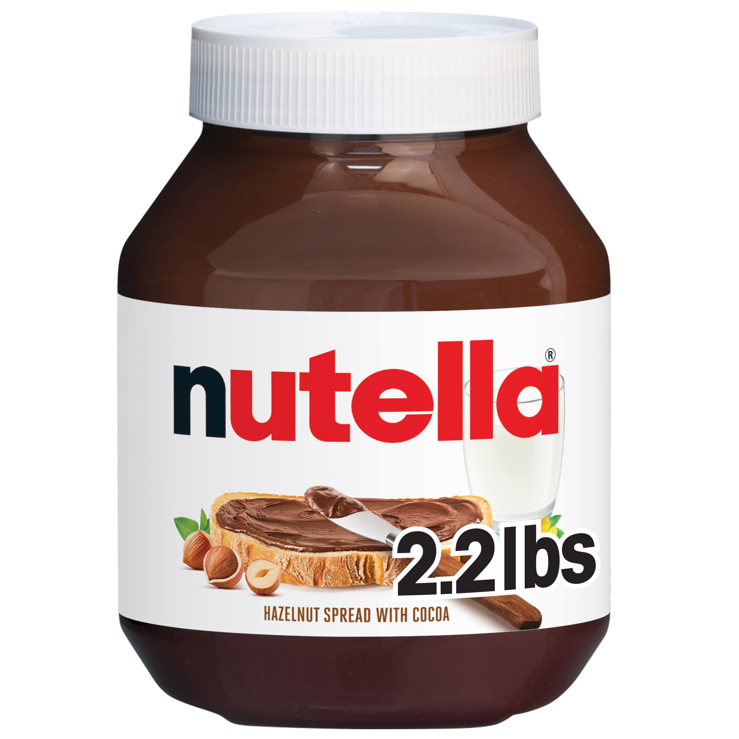 Nutella Hazelnut Spread with Cocoa for Health-Conscious Breakfast Lovers, 35.3 oz Jar
| Nutella Hazelnut Spread with Co