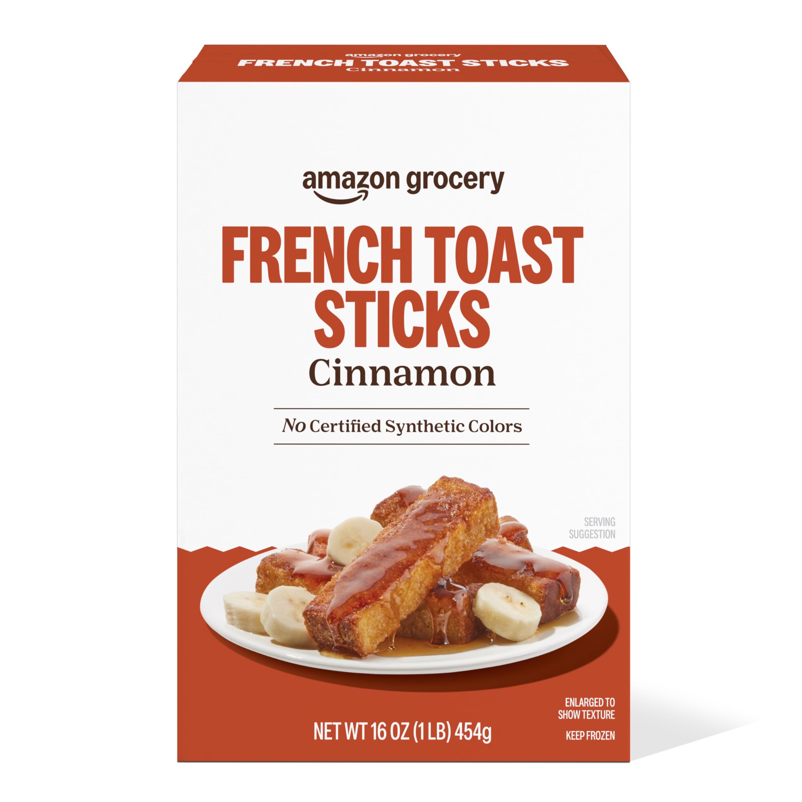  Amazon Grocery Cinnamon French Toast Sticks for Busy Mornings, Frozen, 16 Oz
| Amazon Grocery Cinnamon French Toast Sti