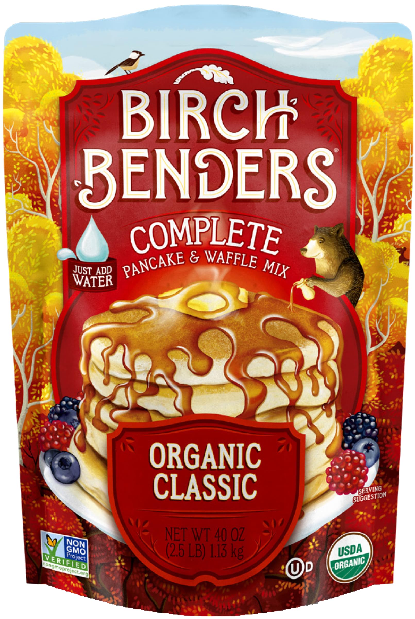 USDA Organic Birch Benders Organic Classic Pancake & Waffle Mix for Health-Conscious Families
| Birch Benders Organic C