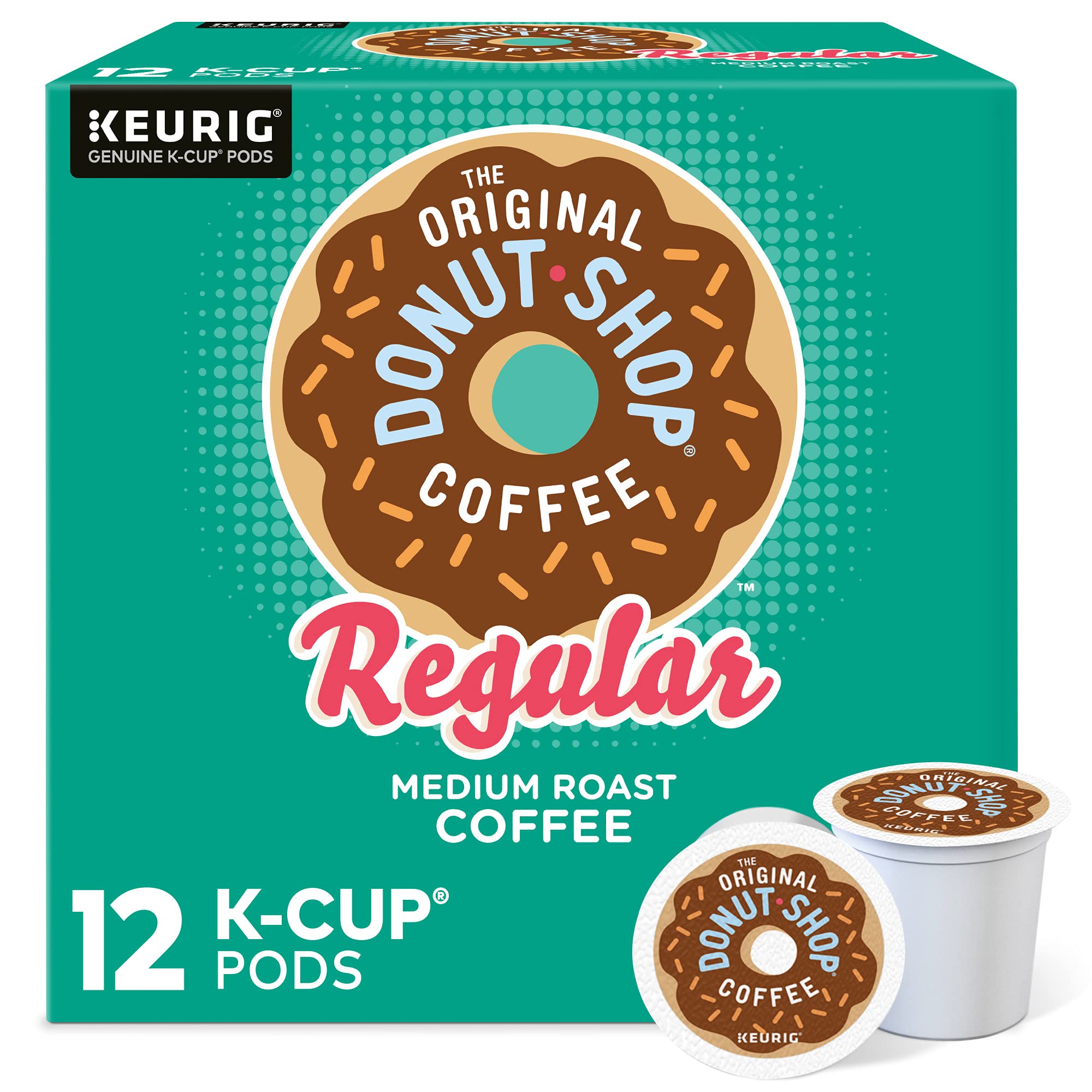 The Original Donut Shop Regular Keurig K-Cup Pods for Medium Roast Coffee Lovers at Home