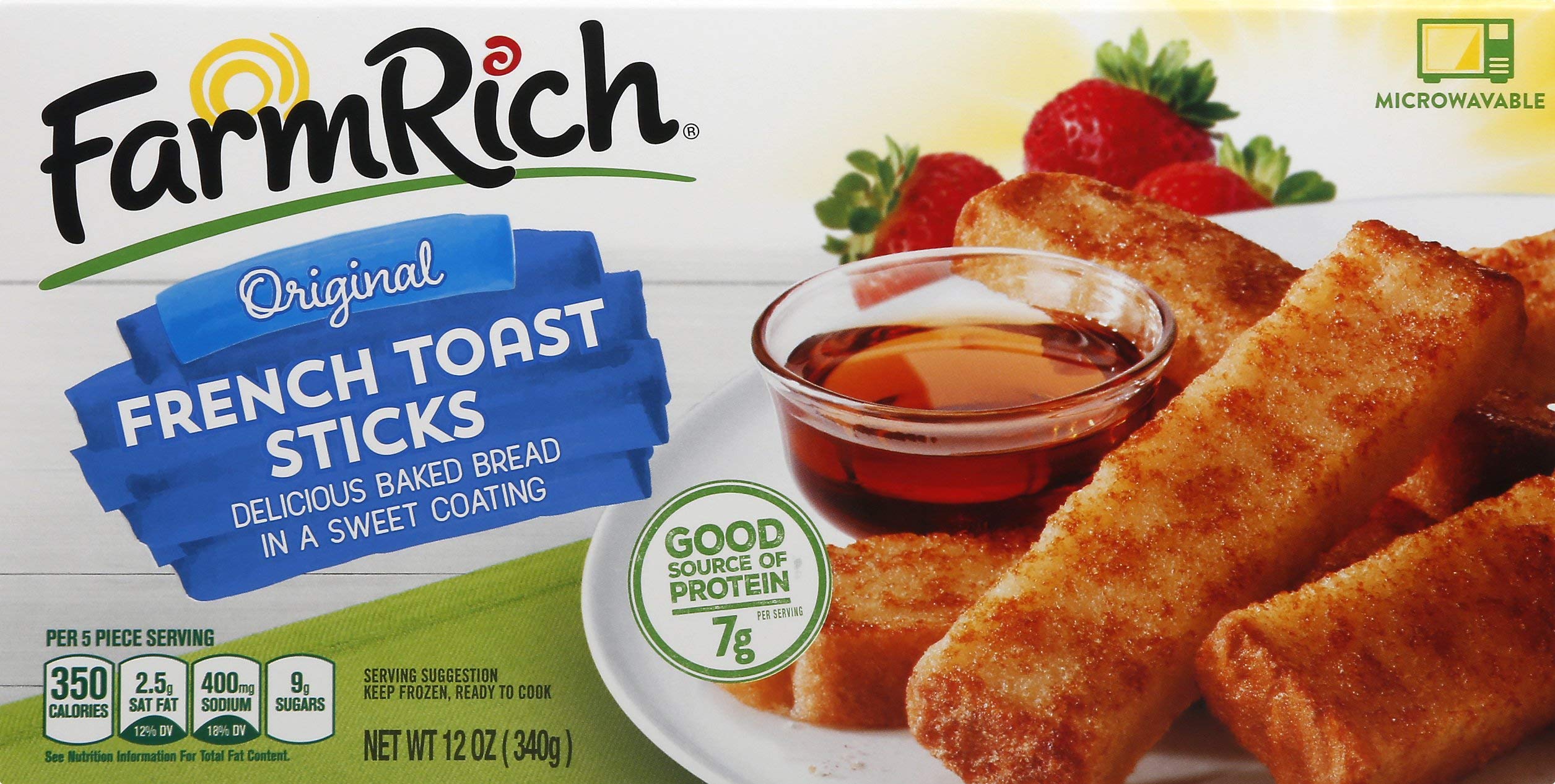  Farm Rich Original French Toast Sticks, Deliciously Soft & Fluffy, Perfect for Families, Freezer Breakfast, 12 oz
| Far